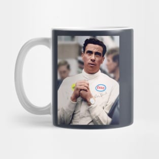 Scottish Racing Legend Jim Clark in colour Mug